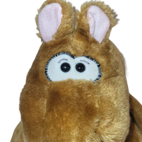 Vintage Animal Fair Inc Plush Hippo Sitting Brown Stuffed Animal #9609A 10" - Picture 3 of 10